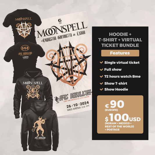 T-SHIRT + HOODIE + Virtual Ticket